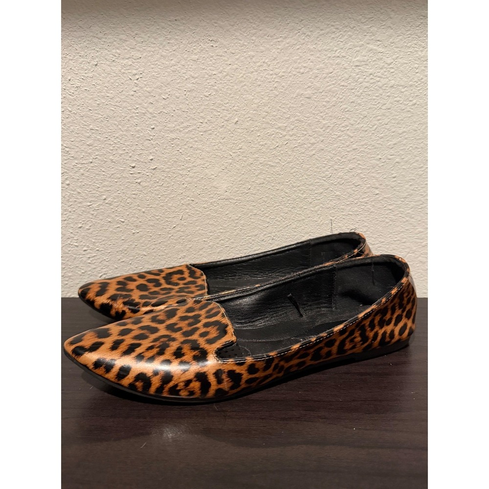 Madden Girl Leopard Print Pointed Toe Flats Animal Pattern Loafers
